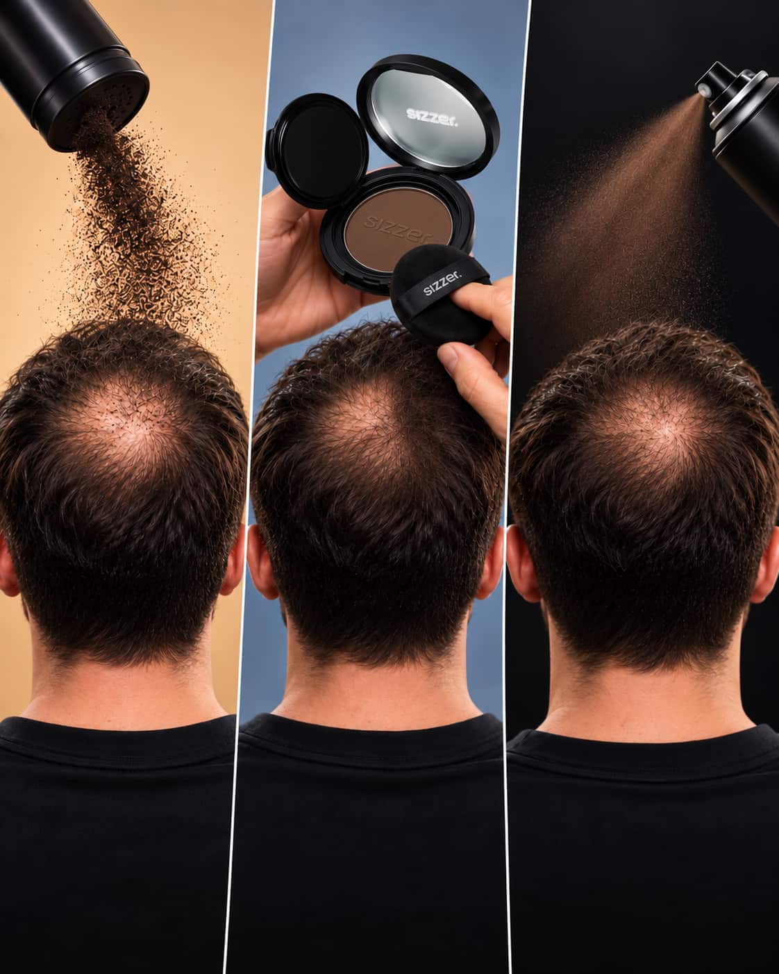 אבקה למילוי שיער, סיבי שיער או ספריי? ההשוואה המלאה